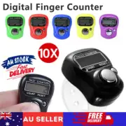 UP10PCS Digital LCD Electronic Golf Finger Hand Ring Knitting Row Tally Counter