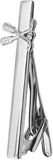 [WESIEVYA] Tie Tack Pin for Men Necktie Clip Fastening for Business Design for Formal Occasions for Husband