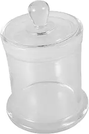 KICHOUSE Lab Glassware Staining Jar Vertical Round Structure Microscope Slides Staining Container