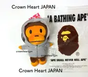New A BATHING APE BAPE SHARH HOODIE BABY MILO PLUSH DOLL BACKPACK