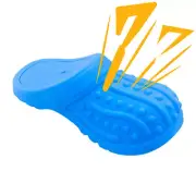 Shoe Dog Chew Toy Silicone Fetch Toys Squeaky Soft Dog Fetch Teething Toy