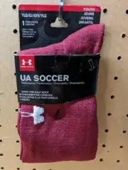 Under Armour Over the Calf Youth Soccer Socks Size Youth Large Size 1-4 New