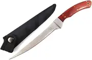 Fillet Knife, Stainless Steel Blade with Nylon Sheath, Great Fillet Knife!