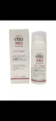Elta Skincare UV Clear Broad Spectrum SPF 46 Face Sunscreen-1.7oz NO BOX