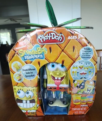 2008 SpongeBob Squarepants Play Doh Set New in Box