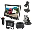 5" LCD Monitor Car Rear View Kit 4 Pin 120° 800TVL Reversing Camera For Caravan