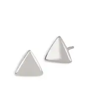 Bloomingdale's Fine Collection Flat Triangle Stud Earrings in Sterling Silver OS