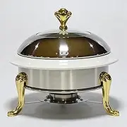 Food Warmer Electric Buffet Server Food Warmer Buffet Serving Food Heater - Food Warming Tray, Food Warming Buffet, Stainless Steel with Glass Plate, Hot Pot Set Catering Buffet Heater.