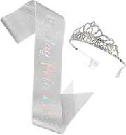 SHERCHPRY 1 Set Crown and Sash for Women Birthday Accessories Sparkly Tiara and Sash for Theme Parties Durable and Comfortable Costume for Celebrating Special Moments