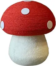 Cat Scratcher | Mushroom Scratching Post | Cute Cat Scratching Post Tower | Indoor Cat Climber with Interactive Play Ball | Fun and Durablle Pet Scratcher for Boredom Relief and Healthy Nails