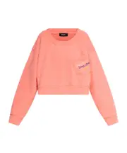 Dsquared2 Summer Lovers Dropped Shoulder Sweatshirt XXS,S pink