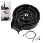 Auto Glass Rinser Bottle Coffee Cup Washer for Kitchen Sink Brushed/Black