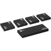 SIIG 1x4 4K 60Hz HDMI Splitter Over Cat6 Extender with Loopout/IR/ARC And RS-232