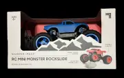Sharper Image RC Mini Monster Rockslide-27 MHz-Blue Truck New