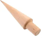 Mikinona Wooden Ice Cream Cone Mold Cone Ice Cream Maker Tapered Roller for Home Shop