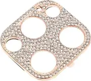 Uonlytech 1pc Rhinestone Camera Lens Protector for Bling Lens Cover Rose Lightweight Easy Installation High Picture present for Users