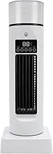 Mini Tower Desk Fan Humidifier, Desktop Air Conditioning Misting Fan, 6 Speeds & 6H Timer, Colorful Illumination, Quiet Oscillating Cooling for Home Offices Kitchen