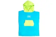 Ocean & Earth Blue/Green Toddlers Cotton Hooded Beach Poncho Towel