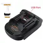 Adapter For Ozito PXC 18V Li-Ion Battery Convert To For Makita 18V Power Tool