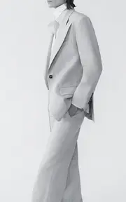 [Adam Lippes] Wyatt Mid-Rise Japanese-Wool Wide-Leg Pants