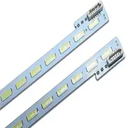 BGBLKLGPPN 2Piece/lot Compatible with Sony LED Backlight Strip55 LJ64-03374A LJ64-03374B 2012SLS55 7030 58 R/L REV1.2 605mm TV Light Strip