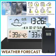 Weather Station Wireless Digital Indoor Outdoor Thermometer with Alarm