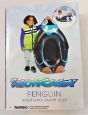 NEW Snowcandy Penguin Inflatable Snow Sled 40" Pool Candy SC3010PG Sealed 622