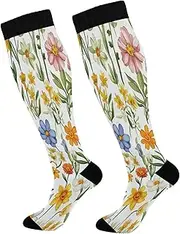 Compression Socks For Women & Men Compression Sock 15-20 mmHg for Nurses, Pregnancy, Flying, Running,Travel