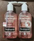 2 Neutrogena Oil-free Acne Wash PinkGrapefruit Facial Cleanser Acne Treatmnt 6oz