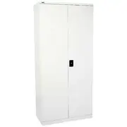 GO Stationery Cupboard 910 x 2000mm Silver