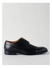 [Blaq] Pesaro Toe Cap Dress Shoe in Black