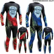 Mens Compression Rashguard Sports Workout Shirts Gym MMA BJJ Activewear SET