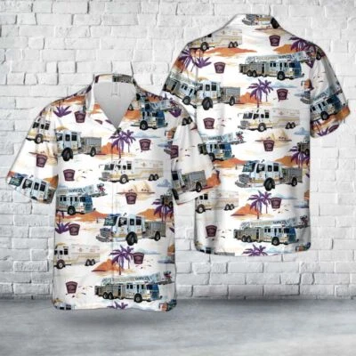Colorado Denver Fire Department Hawaiian Shir
