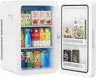 22L Mini Fridge Cooler Warmer AC/DC Car Home Office Makeup Skincare Portable