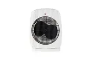 Goldair 2400W Upright Portable Compact Oscillating Fan Heater 20.5x27cm White