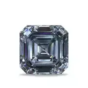 7Ct Fancy Grey Asscher Cut VVS1 Diamond Premium Quality Loose Gemstone+Free Gift