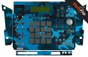 Akai MPC 2500 | Blue Camo | Protective Decal | StyleFlip Skins
