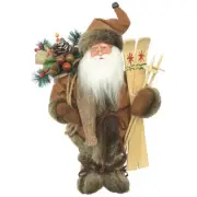 Snowbound Claus Handcrafted High-Quality Free Stan ding Indoor Decor NEW 15 In.