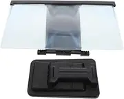 KOMBIUDA Screen Magnifier for Mobile Phones Detachable Phone Stand Projector for Movies Videos and Gaming Compatible with All Smartphones Portable Black Cellphone Screen Magnifier