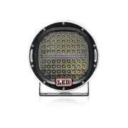 7 Inch 300W Offroad LED Work Light Bar White+Amber, Round Spotlight Car Work Lamp for Truck 4WD ATV UTV SUV