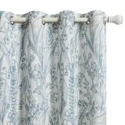 Blue Curtains 95 Inches Length for Living Room Light Filtering Window Long Pa...