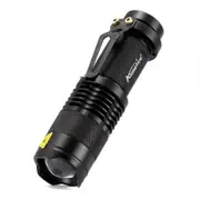 2PC SK68 XPE Q5 3Modes Zoomable Tactical Mini LED Flashlight AA Battery