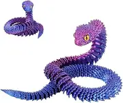 3D Snake | Articulated Fidget Toys | 2 5 Ft 3D Printed Snake with Flexible Joints for Party Home Decoration Birthday Easter Basket