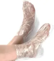 JIASAI 100Pcs (50 Pairs) Disposable Foot Film Cover, Paraffin Bath Liners for Fo