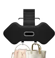 Car Storage Bag Behind Seat | Headrest Storage Box PU Leather Seat Organizer - Multi-function Car Organizer Double Hooks Car Accessories with Cup Holder for SUV