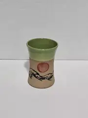 Alanna Hughes Green Mountain Tumbler 16oz Pottery Mug Vase - Handmade Ceramics
