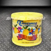 TREEFROG LEMON SCENT LONG LASTING 2.8 OZ GEL CAR/TRUCK/AUTO/OFFICE AIR FRESHENER