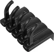 HOMOBABE 5Pcs Headphone Hanger Mount for Monitor Easy Install Plastic Headset Holder Tidy Desktop Storage Stylish Earphone Hook for Over Ear Headsets Compatible with Various Surfaces