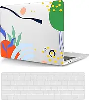 Laptop Cover Case Compatible with MacBook Pro 14 inch case Model M1 A2442/A2779 M2 Pro/Max Chip Released in 2021/2023 with Touch ID, Protective Hard Shell Case & Keyboard Cover, Abstract Painting