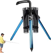 Fishing Rod Holder Rack | Fishing Rod Holders for Floor - Portable Rod Rack, Aluminum Alloy Fishing Rod Tripod with Durability, Thickened Foldable Rod Organizer for Garage Boats 3 Fishing Rods